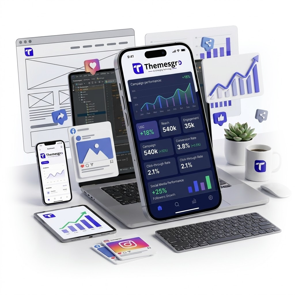 Digital marketing services by Themesgro