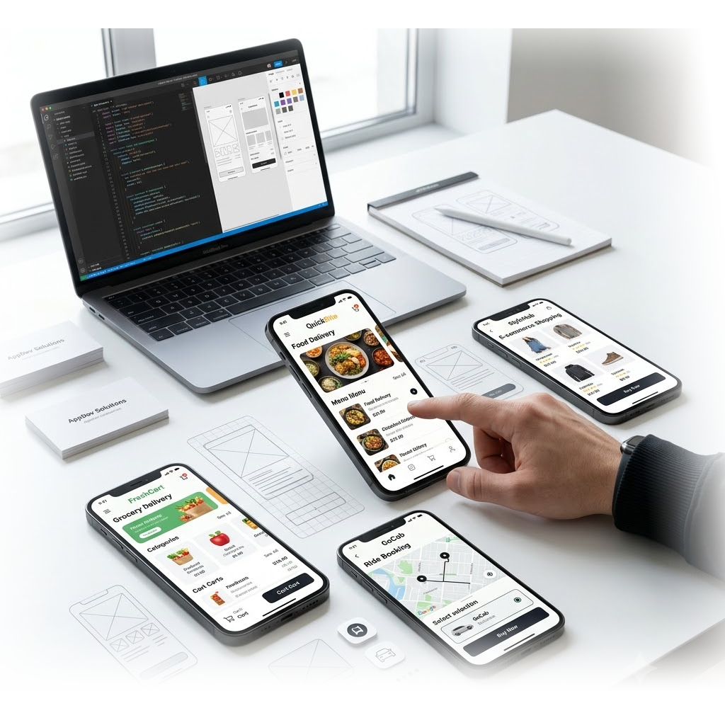 Mobile app development services by Themesgro