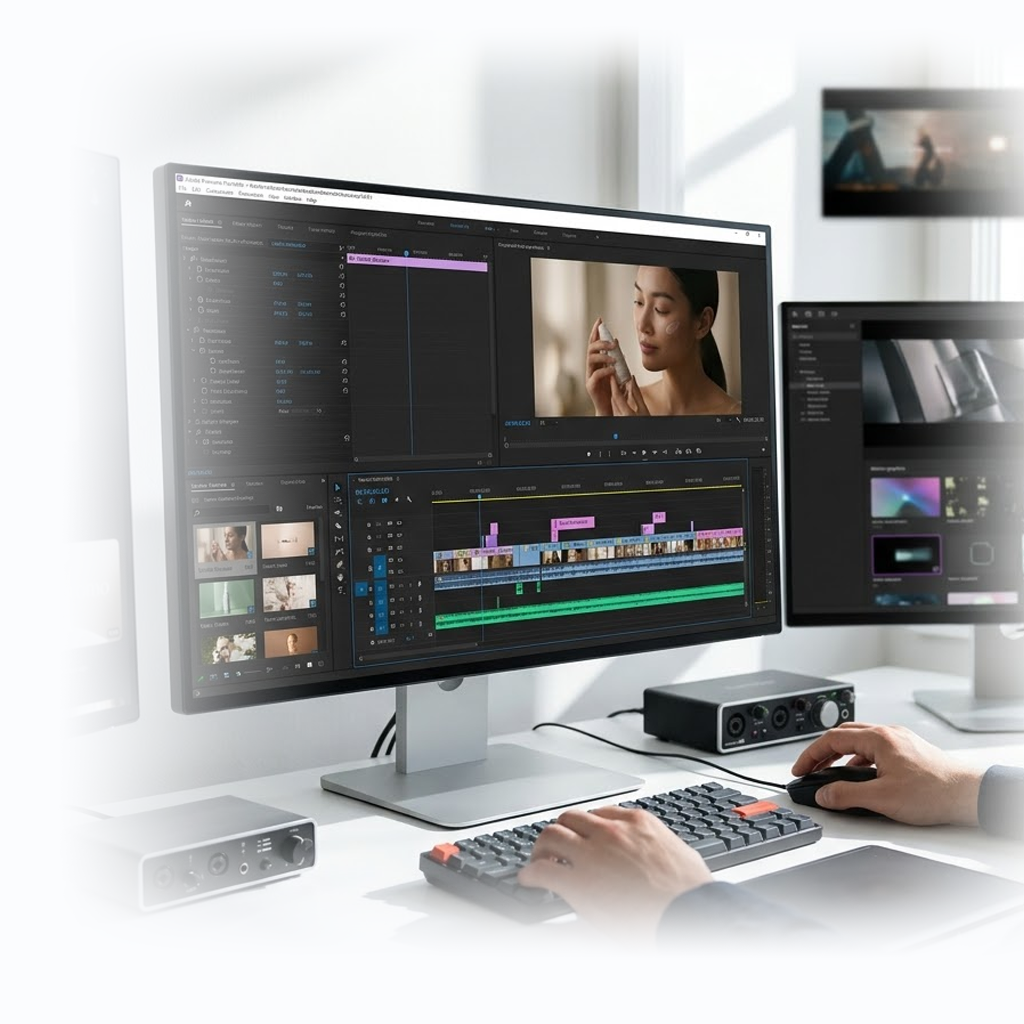 Professional video editing services by Themesgro